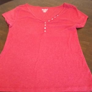 Old Navy Red Perfect Tee Size L